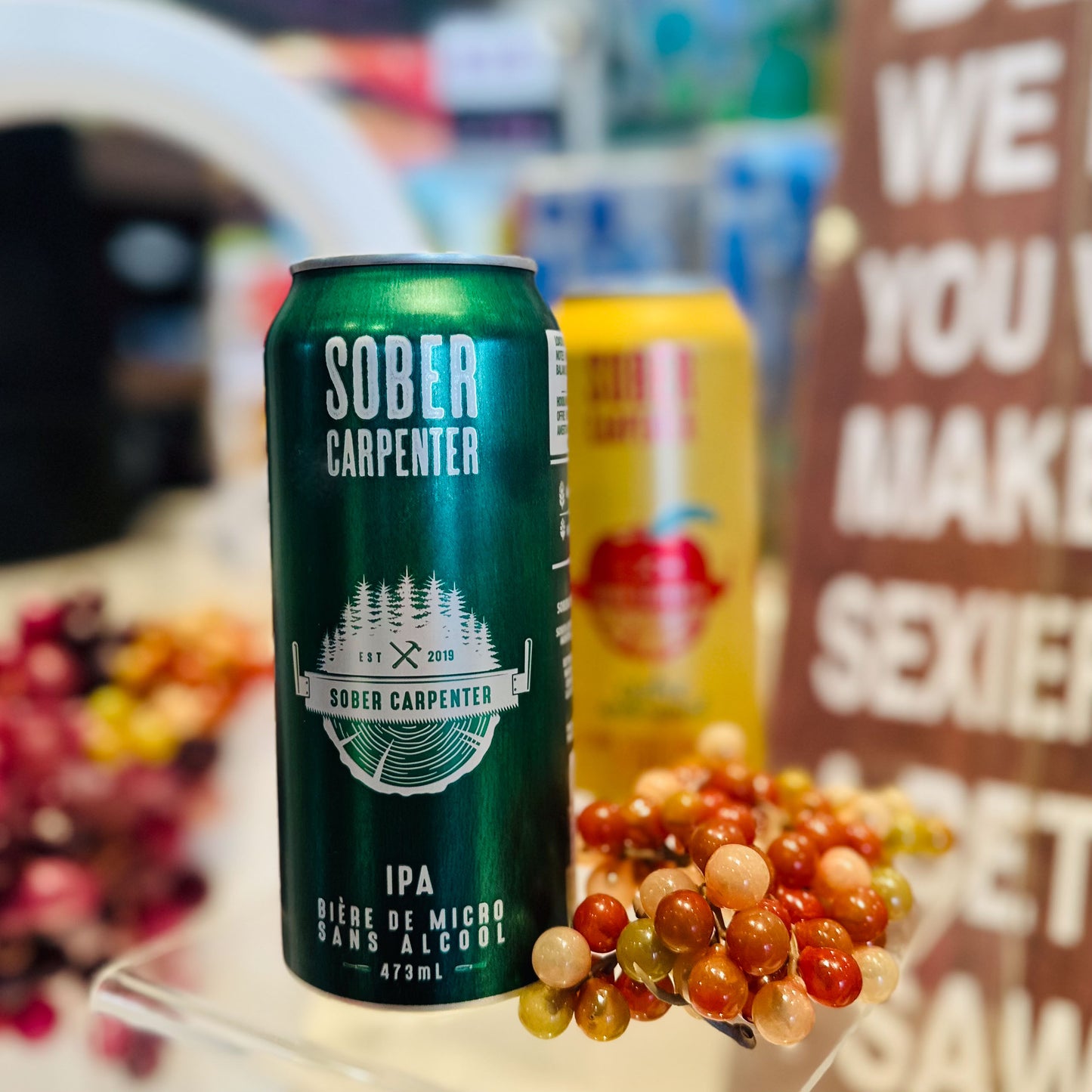 SOBER CARPENTER IPA CRAFT BEER NON-ALCOHOLIC