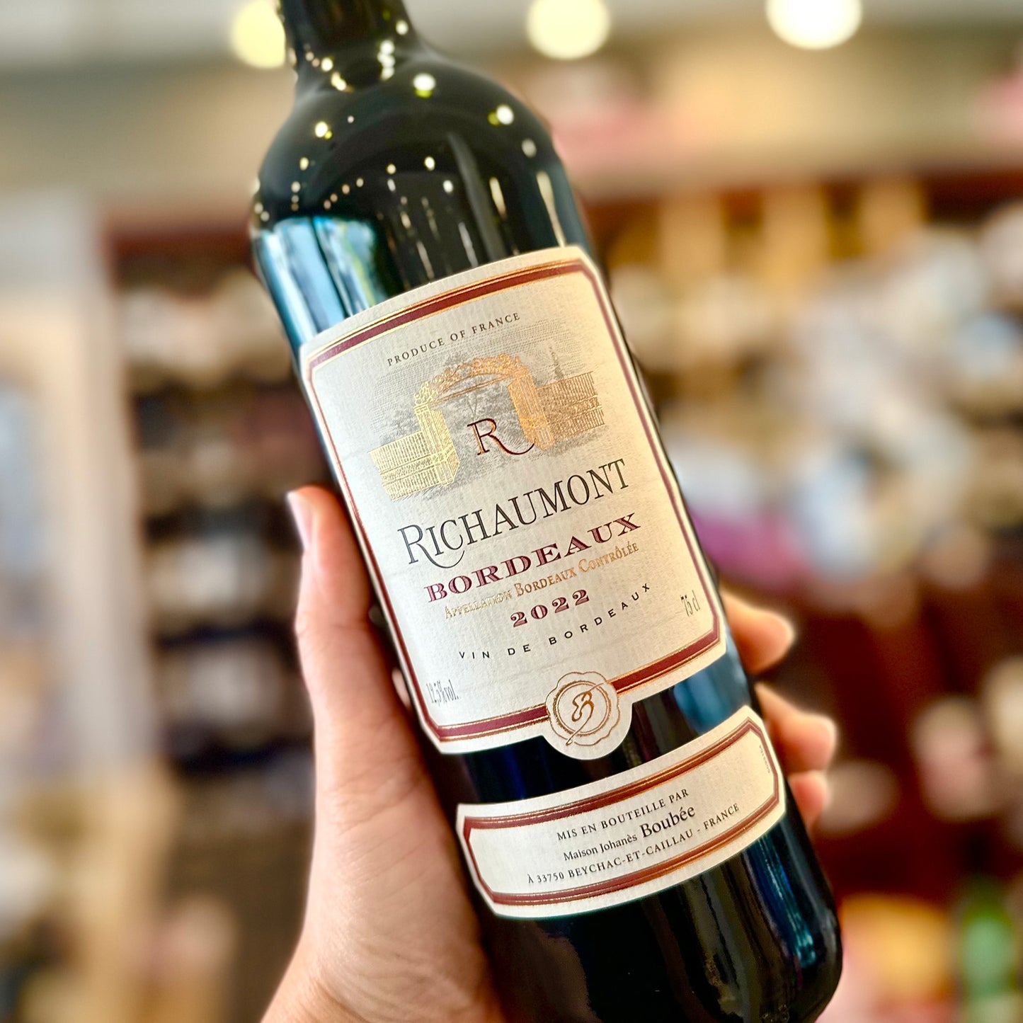 JOHANÈS BOUBÉE RICHAUMONT BORDEAUX ROUGE