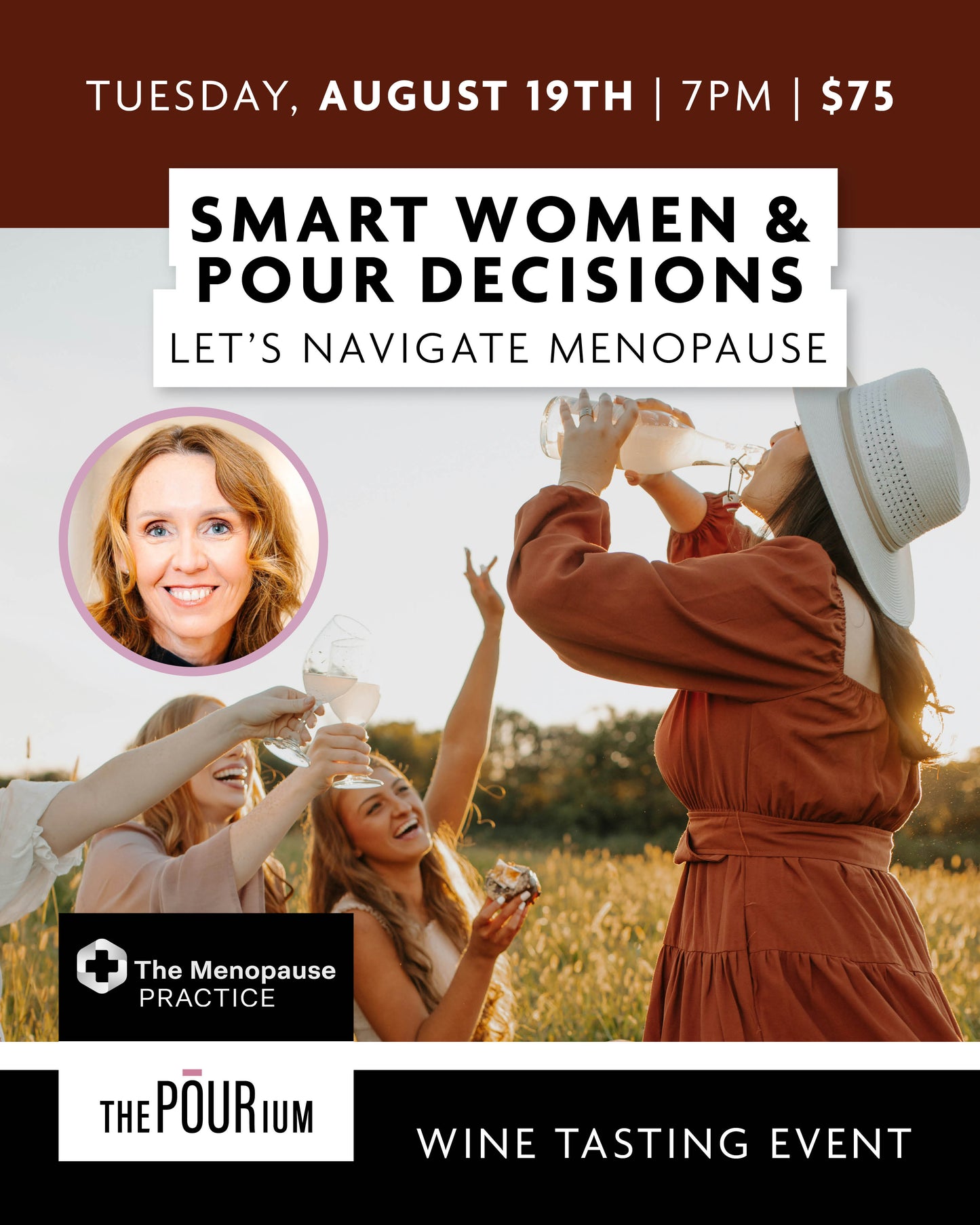 Smart Women & Pour Decisions: Aug 19, 2025 | 7:00pm