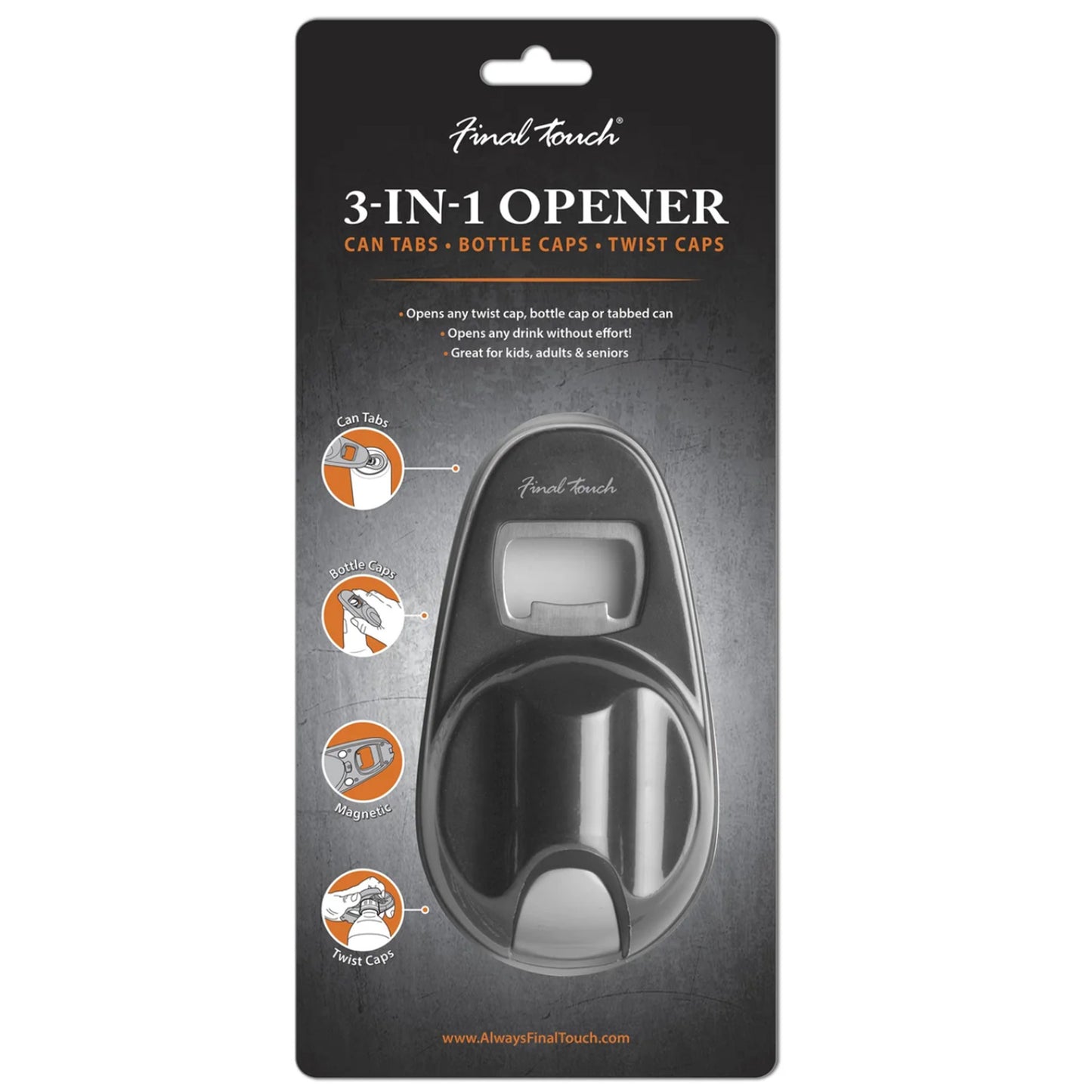 FINAL TOUCH 3 IN 1 OPENER