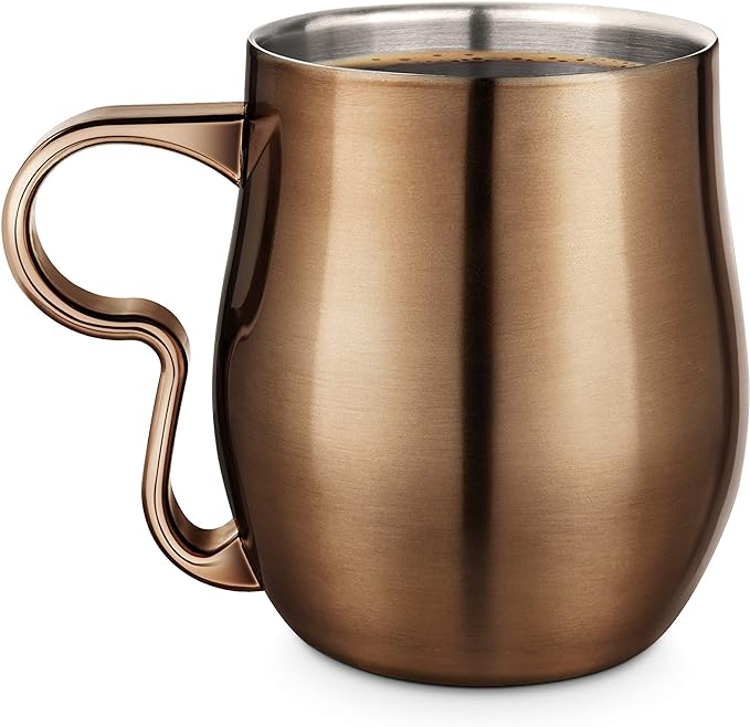 FINAL TOUCH CURVY CUP BURNT COPPER