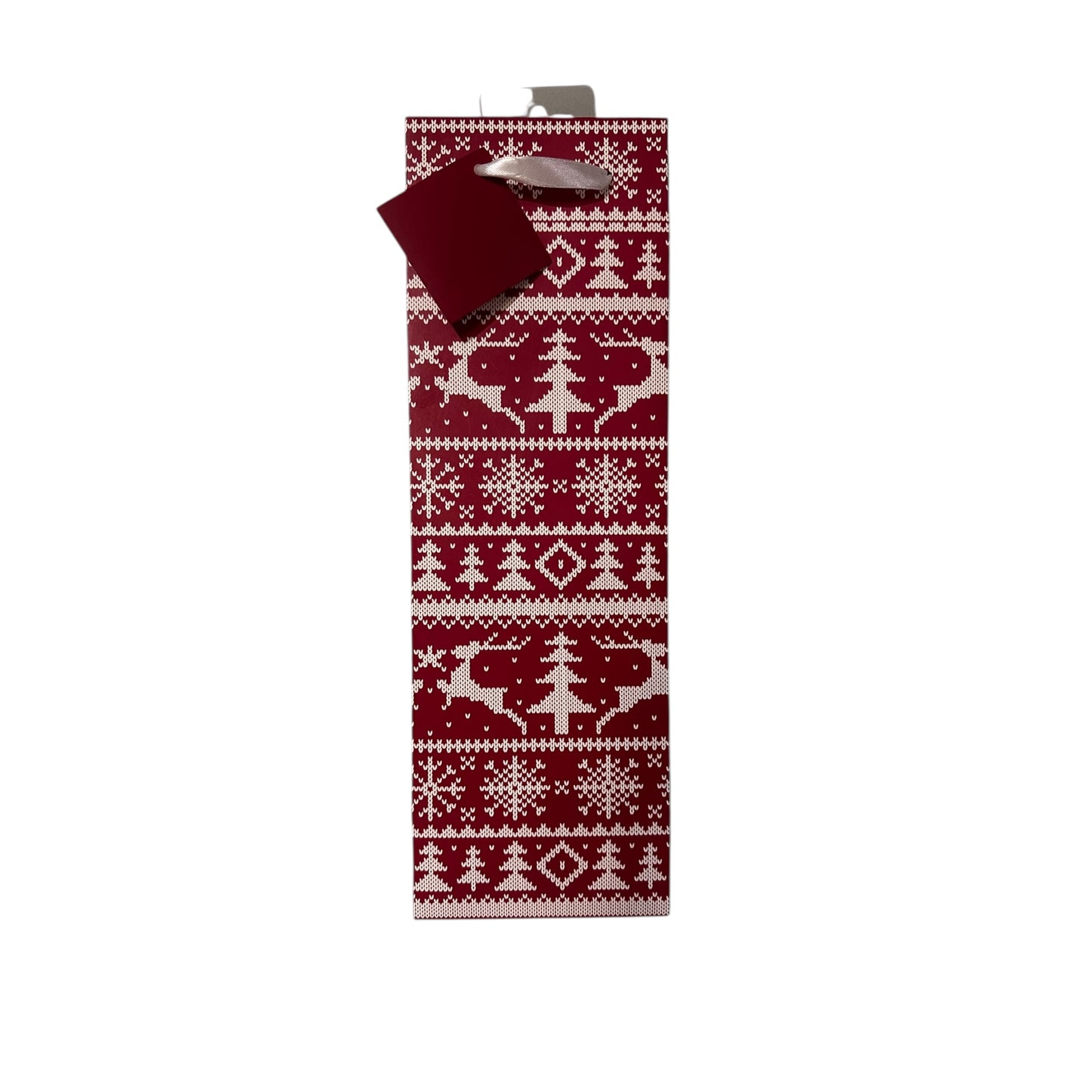 CAKEWALK XMAS SWEATER PRINT SINGLE BOTTLE BAG