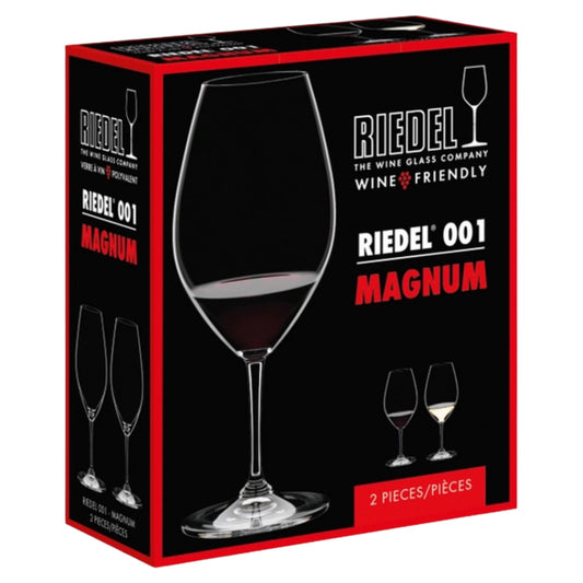 RIEDEL 001 MAGNUM GLASS 2 PACK