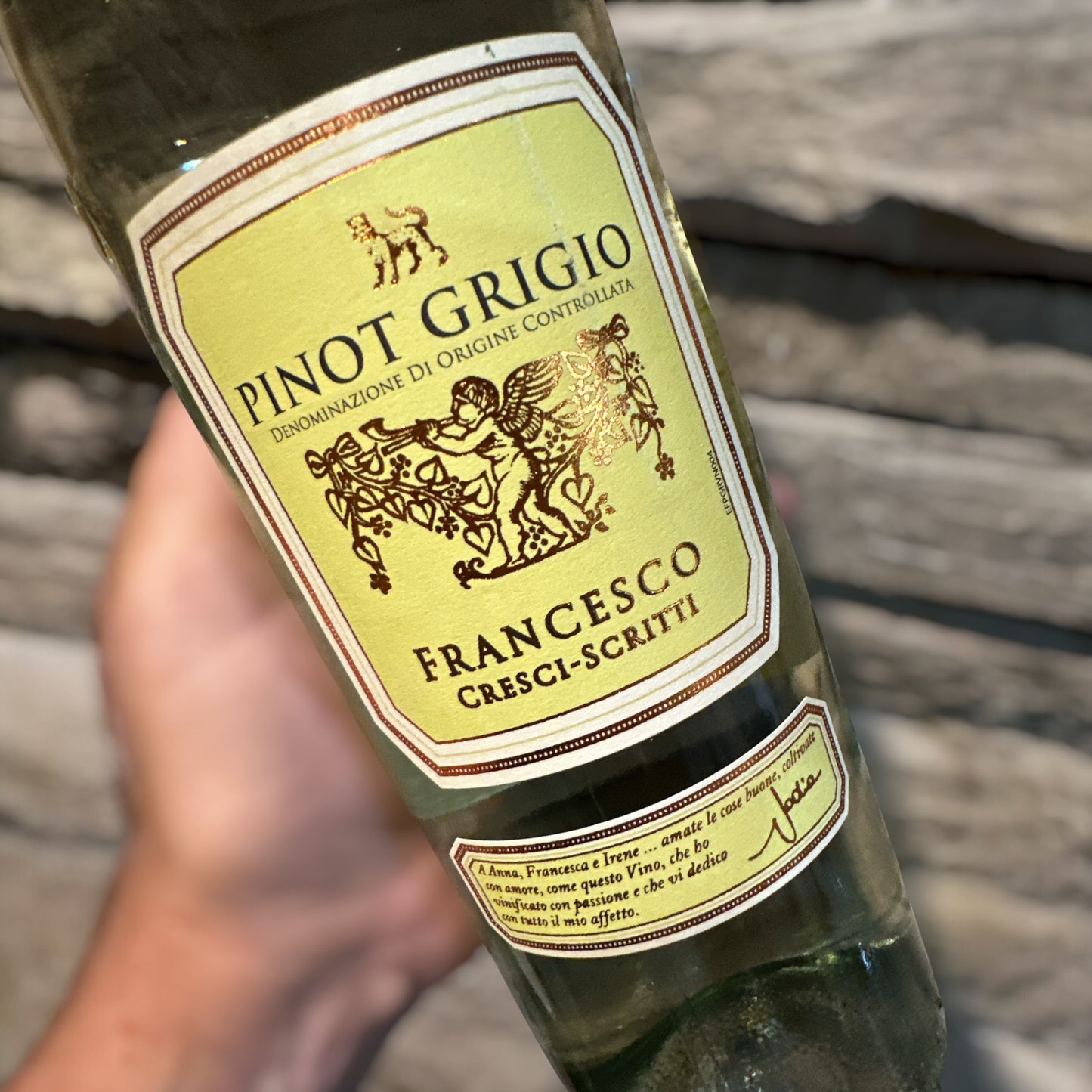 Francesco Cresci Scritti Pinot Grigio