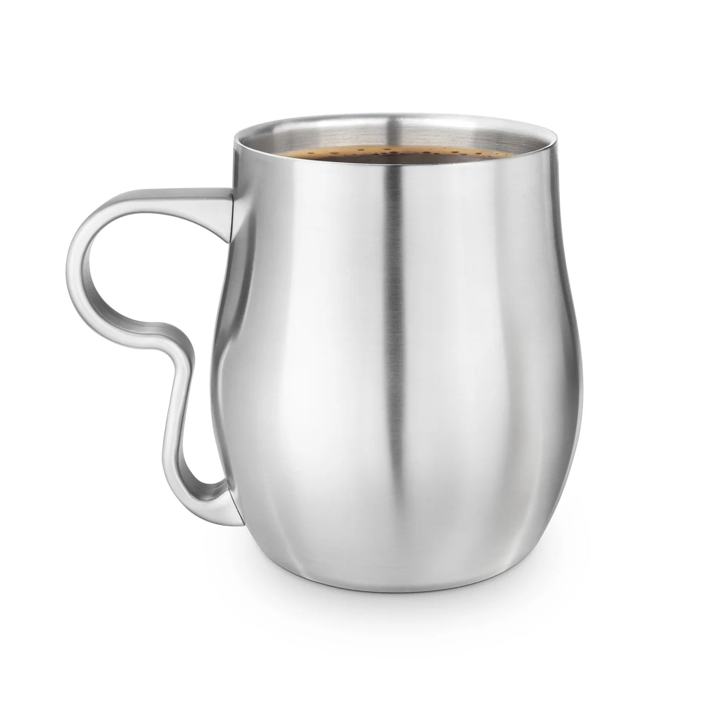 FINAL TOUCH CURVY CUP STAINLESS STEEL