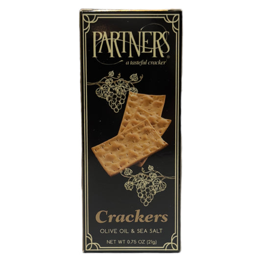 CRACKERS - PARTNERS OLIVE OIL and SEA SALT 21g