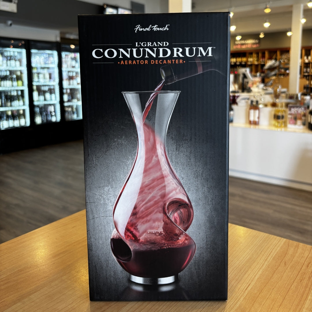 FINAL TOUCH L'GRAND CONUNDRUM AERATOR DECANTER
