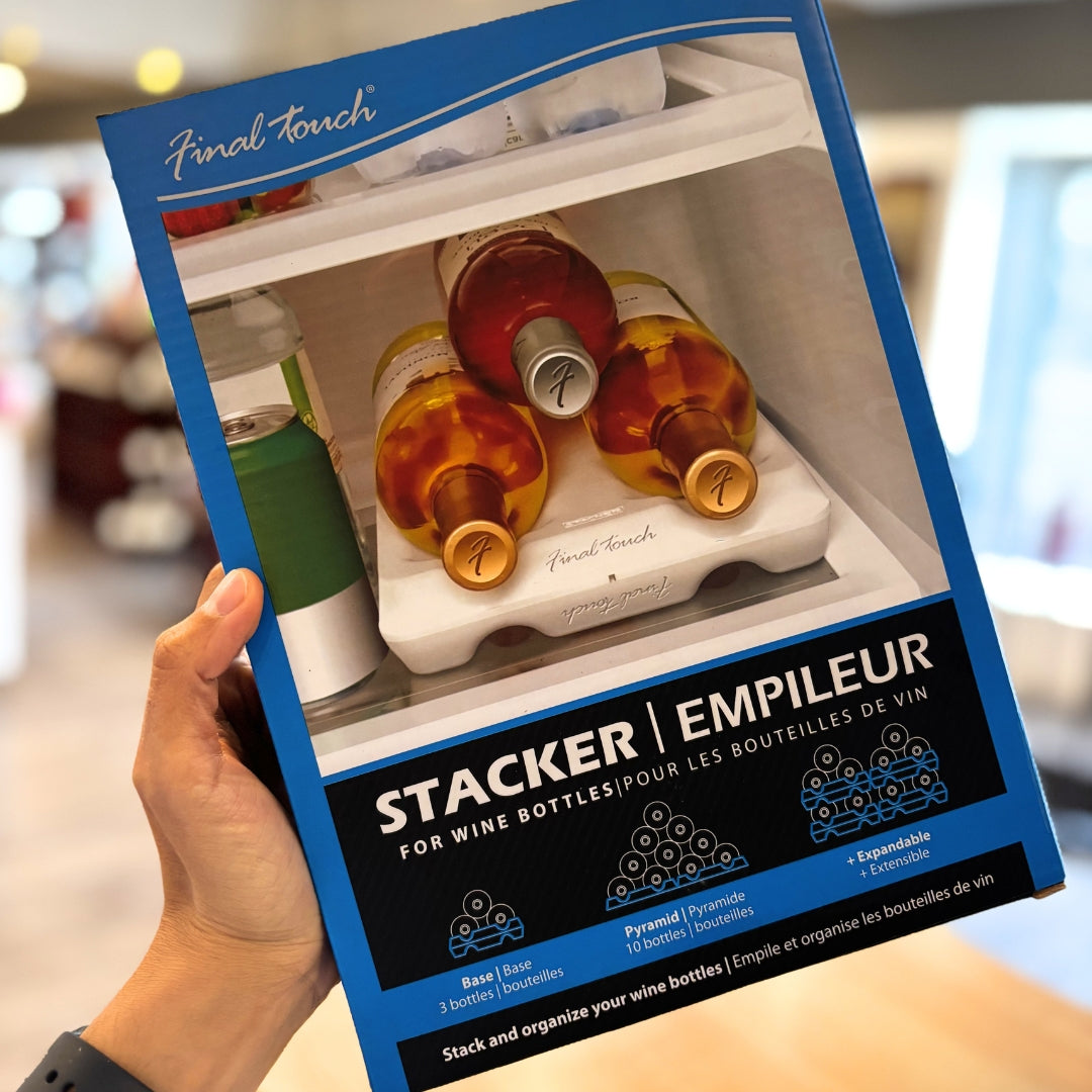 FINAL TOUCH STACKER FOR WINE BOTTLES