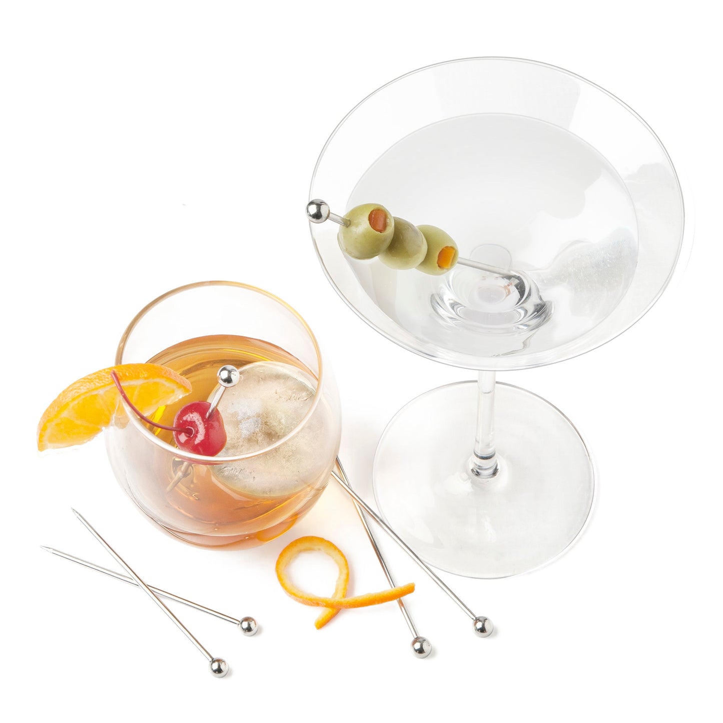 FINAL TOUCH STAINLESS COCKTAIL PICKS