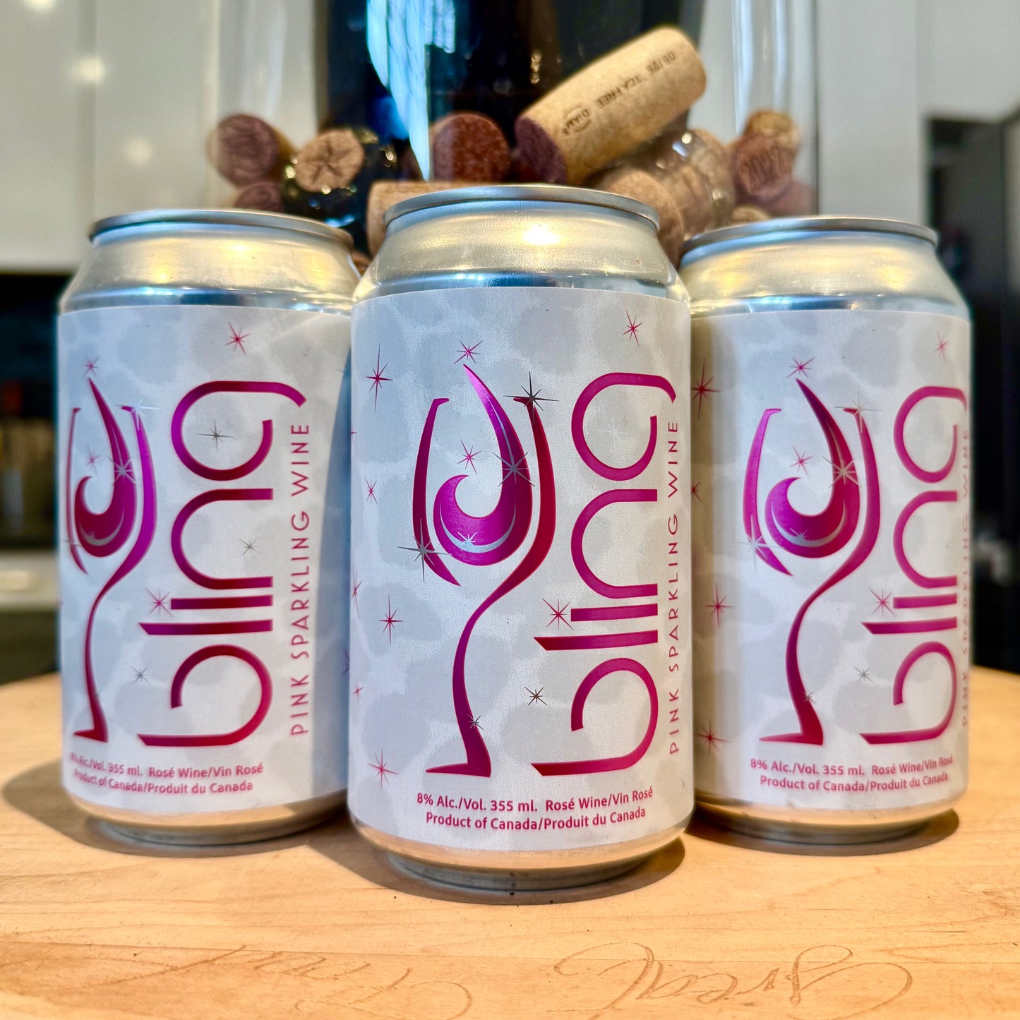 THE VIEW BLING SPARKLING ROSE