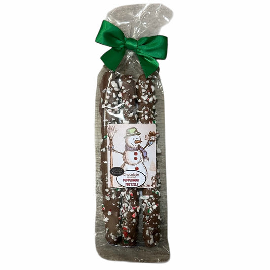 ANDEA CHOCOLATE COVERED PEPPERMINT PRETZELS
