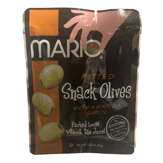 MARIO PITTED SNACK OLIVES