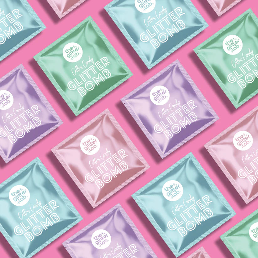 THE GLITTER LAB COTTON CANDY GLITTER BOMB