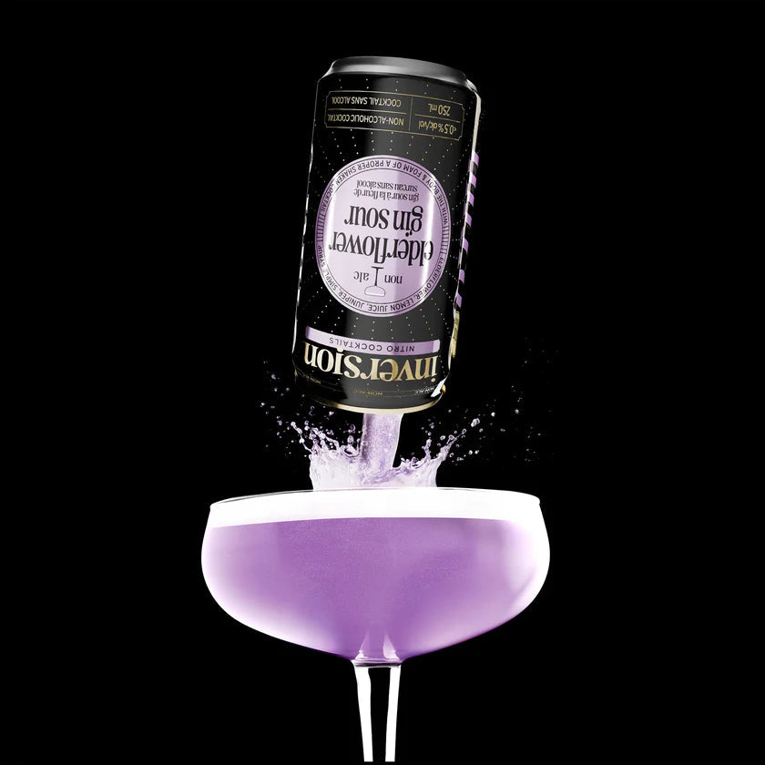 INVERSION NITRO ELDERFLOWER GIN SOUR NON-ALCOHOLIC