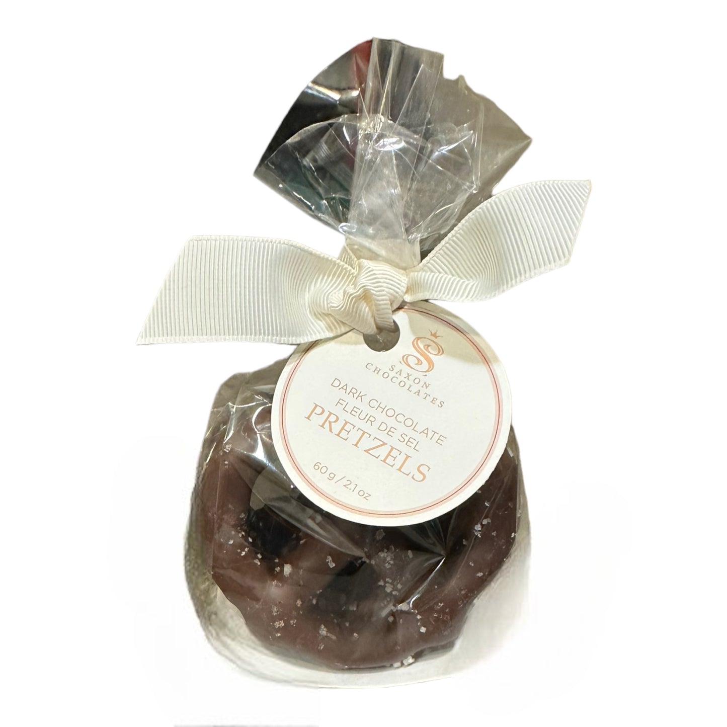 Saxon Dark Chocolate Fleur De Sel Pretzels