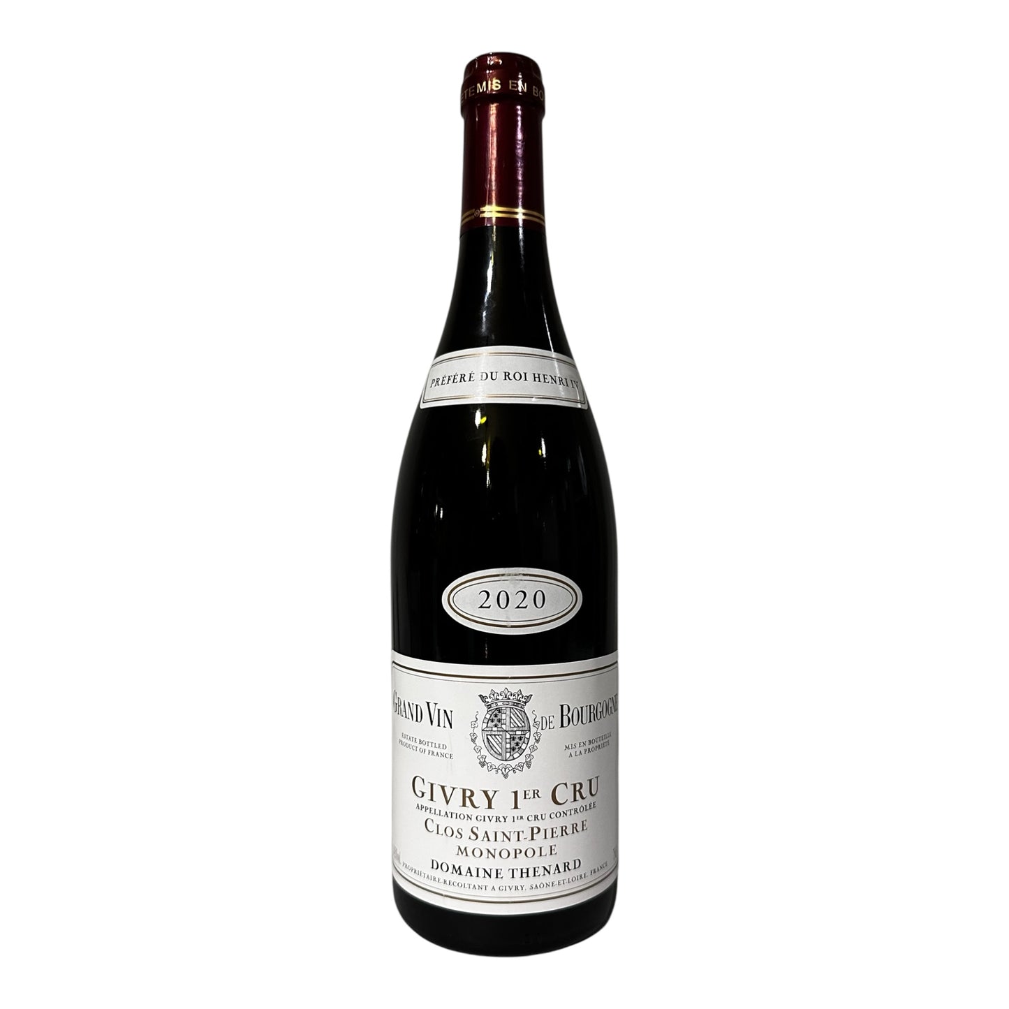 Domaine Thenard Givry Clos Saint Pierre 1er Cru