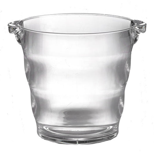 WAVEY CLEAR ACRYLIC ICE BUCKET