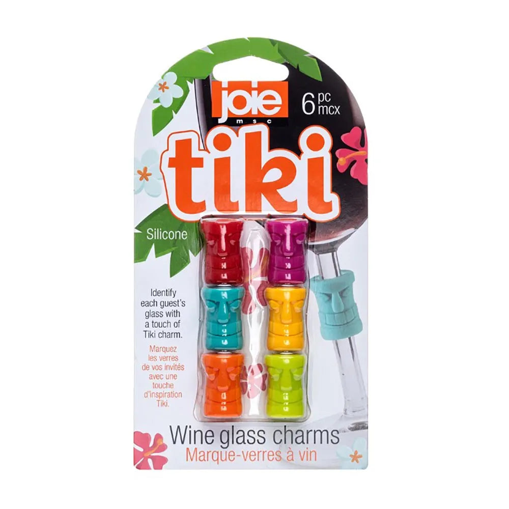 JOIE TIKI WINE GLASS CHARMS