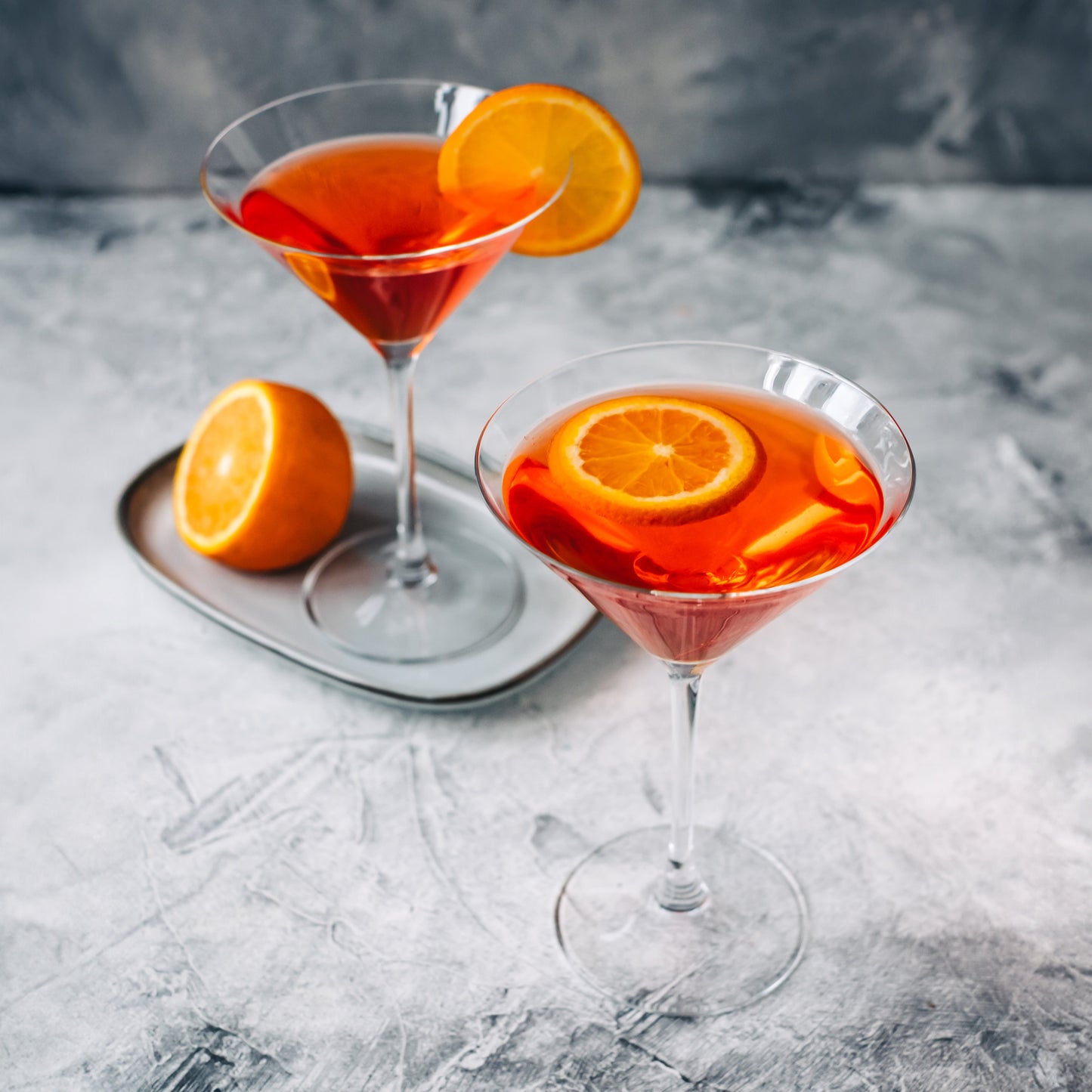 FINAL TOUCH CRYSTAL MARTINI GLASSES
