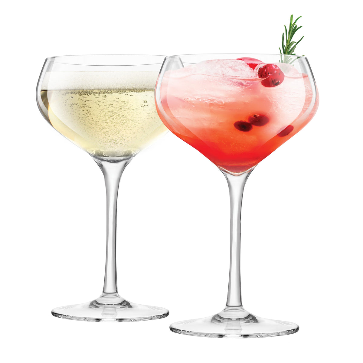 FINAL TOUCH CRYSTAL COUPE GLASSES