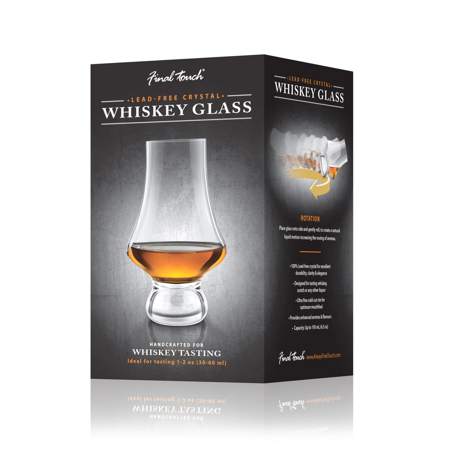 FINAL TOUCH WHISKEY GLASS