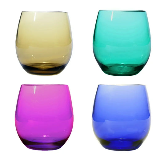 OENO JEWELTONE SHATTERPROOF STEMLESS SET