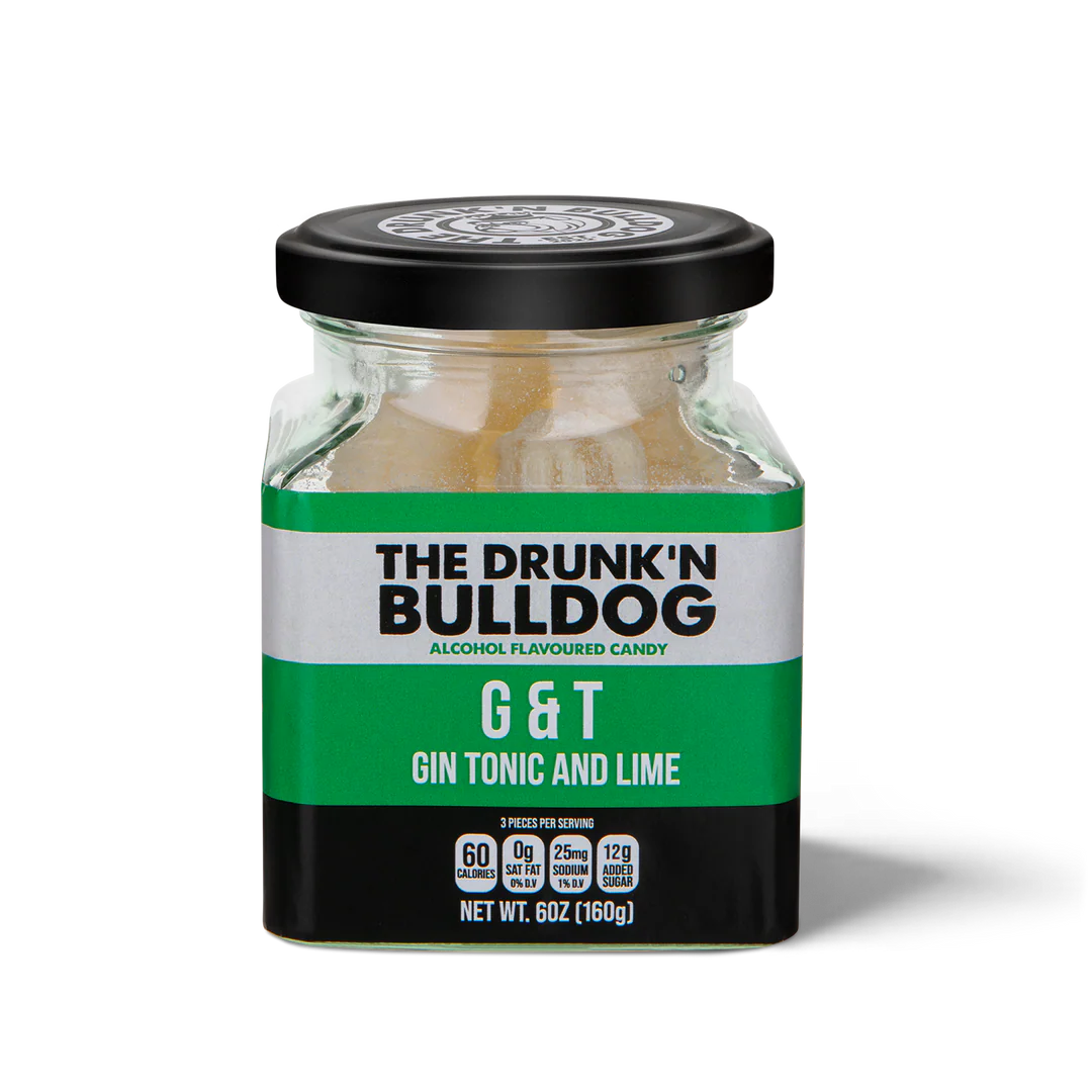 THE DRUNK'N BULLDOG G&T COCKTAIL CANDY