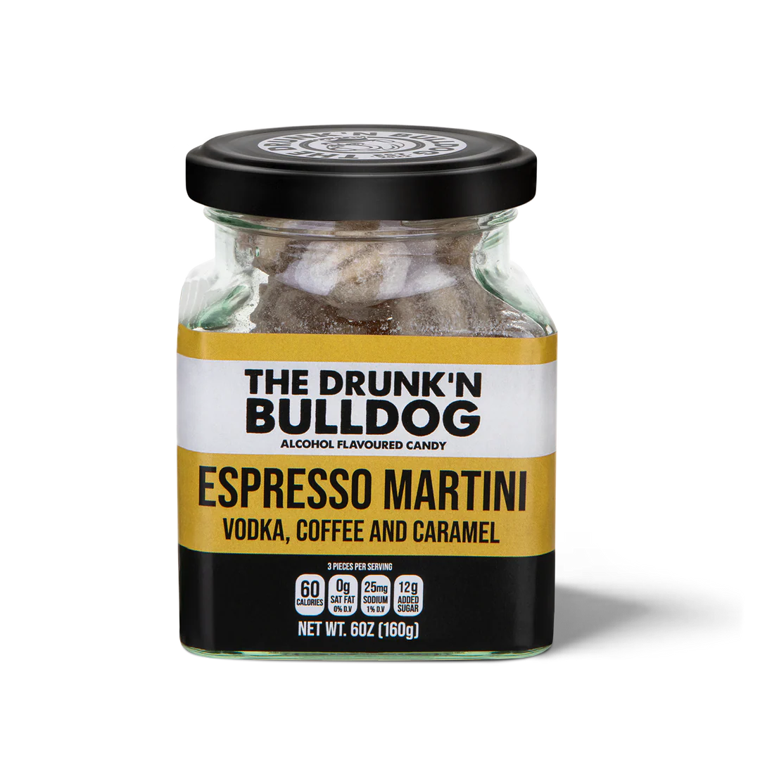 THE DRUNK'N BULLDOG ESPRESSO MARTINI COCKTAIL CANDY