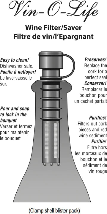 VINO LIFE FILTER/POURER