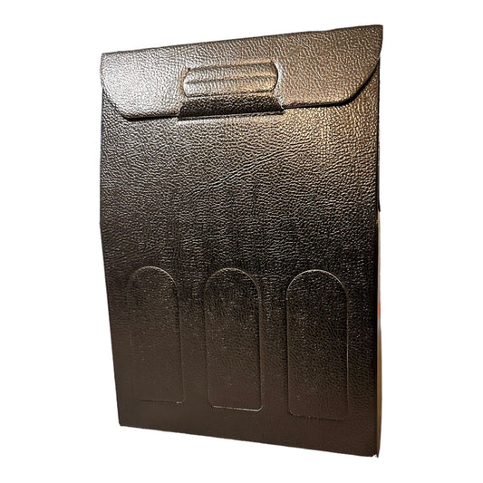 BLACK PRINTED 3 BOTTLE CARRIER