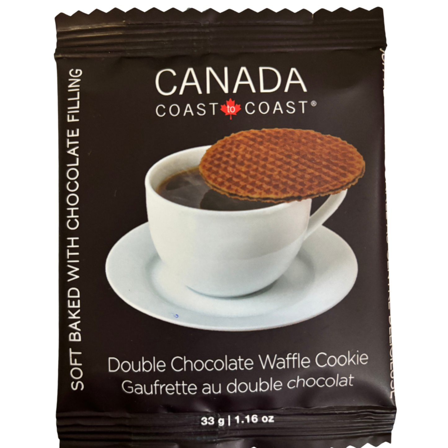 CANADA COAST TO COAST DOUBLE CHOCOLATE WAFFLE COOKIE