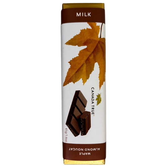 CANADA TRUE MAPLE ALMOND NOUGAT BAR
