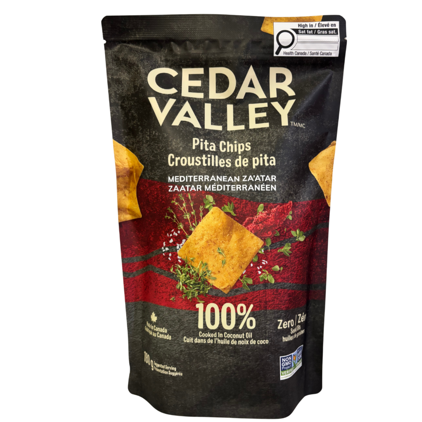CEDAR VALLEY MEDITERRANEAN ZA'ATAR PITA CHIPS
