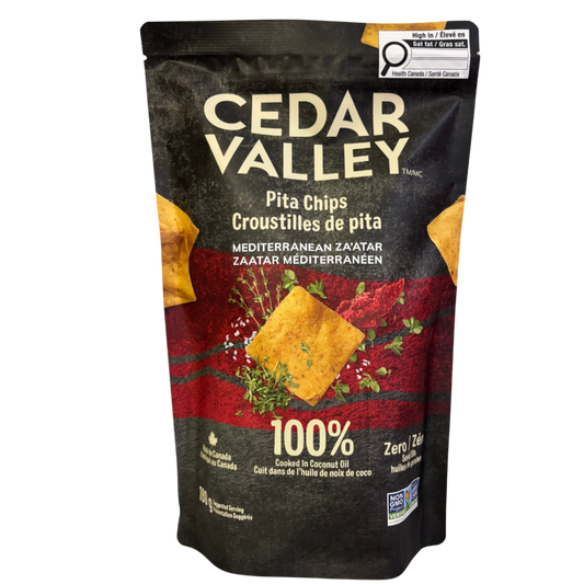 CEDAR VALLEY MEDITERRANEAN ZA'ATAR PITA CHIPS