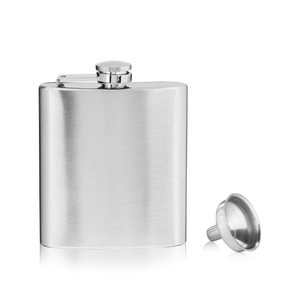 TRUE STAINLESS STEEL FLASK 6OZ