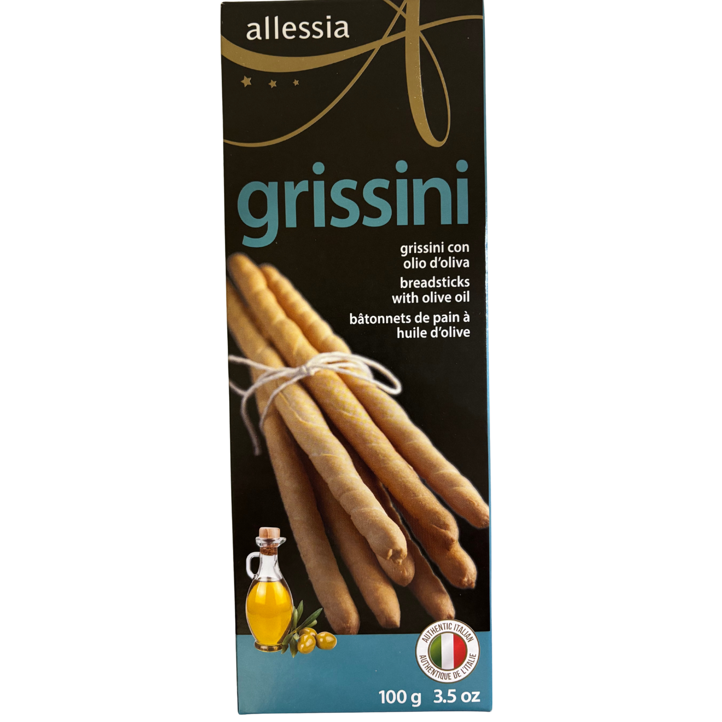 ALLESSIA GRISSINI BREADSTICKS W/ OLIVE OIL