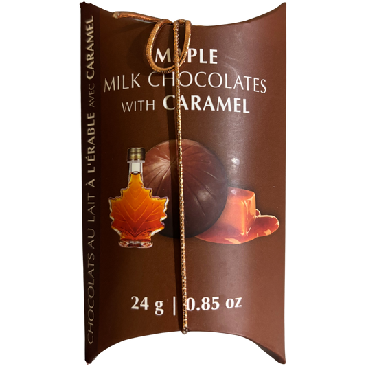 MAPLE MILK CHOCOLATES W/ CARAMEL