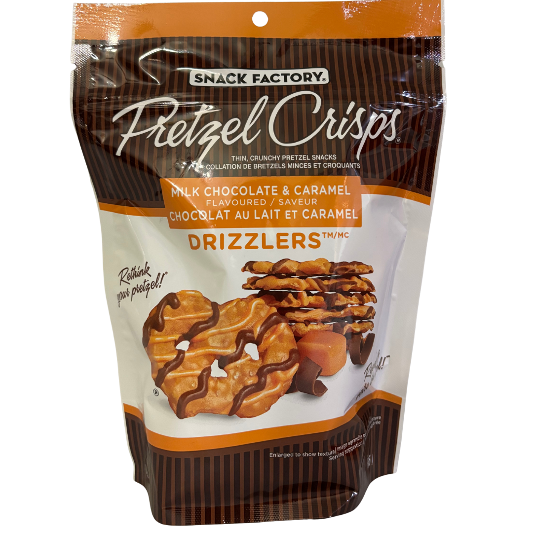 Snack Factory Milk Chocolate & Caramel Pretzel Crisps