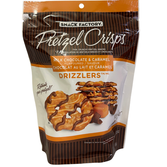 Snack Factory Milk Chocolate & Caramel Pretzel Crisps