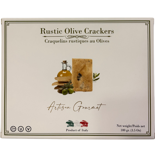 ARTISAN GOURMET OLIVE CRACKERS 100G