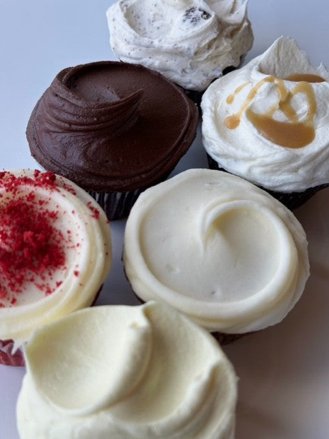 6 Cupcakes & 2 Bottles of Wine
