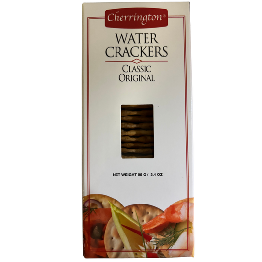 CHERRINGTON WATER CRACKERS WHITE BOX