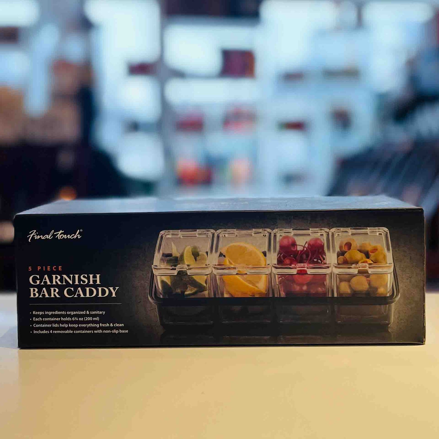 FINAL TOUCH GARNISH BAR CADDY