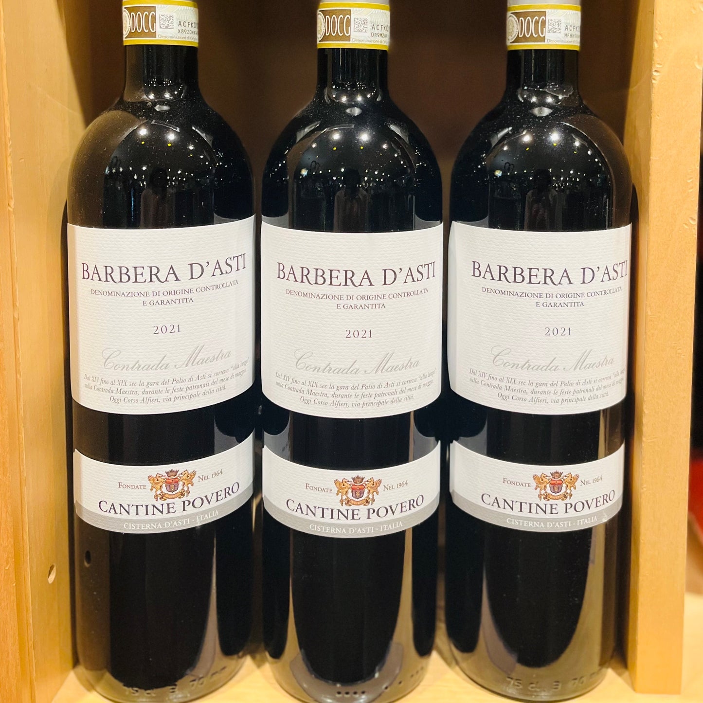 Cantine Povero Contrada Maestra Barbera D'asti