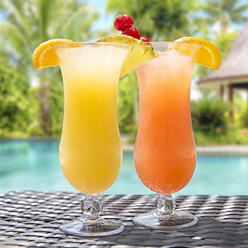 FINAL TOUCH HURRICANE COCKTAIL GLASS SET