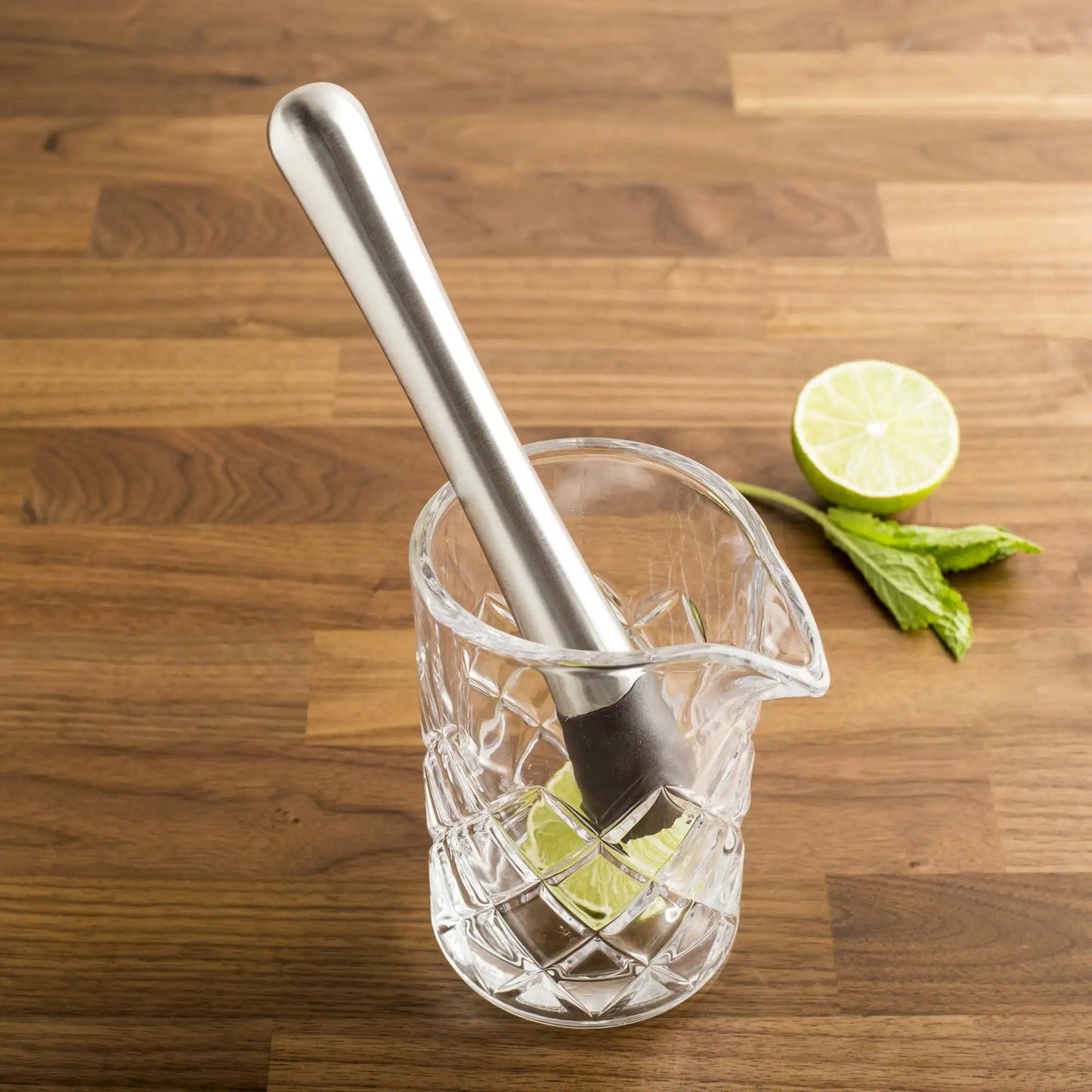 FINAL TOUCH STAINLESS STEEL COCKTAIL MUDDLER