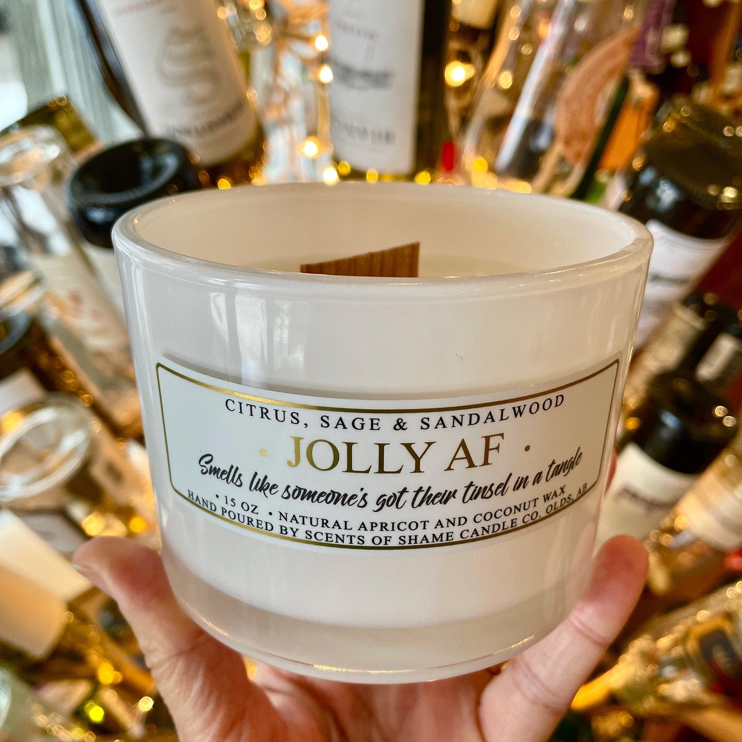 SCENTS OF SHAME JOLLY AF CANDLE