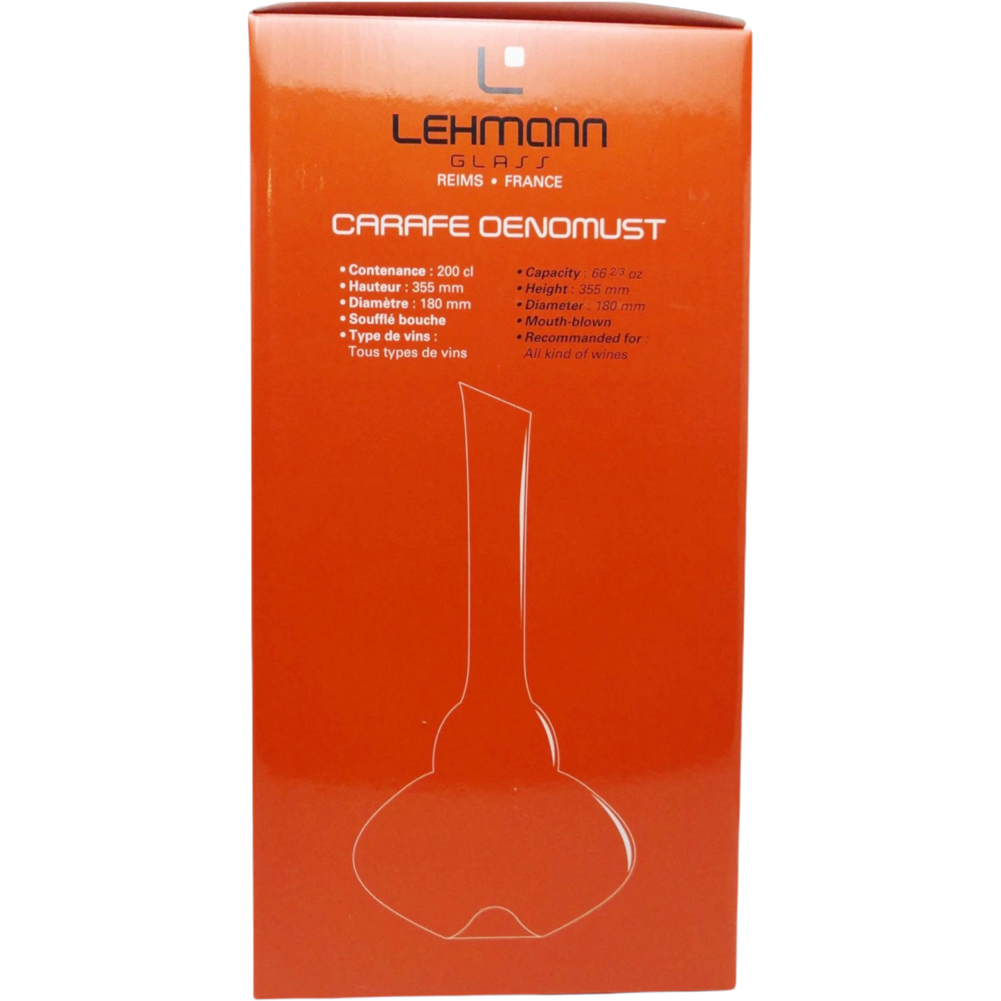 LEHMANN OENOMUST DECANTER