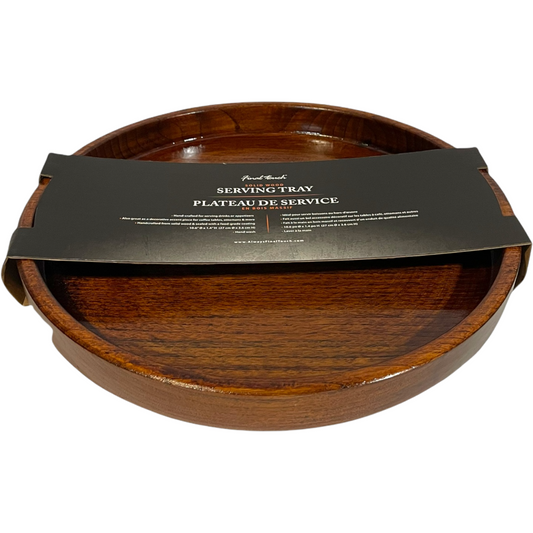 FINAL TOUCH WOOD SERVING TRAY