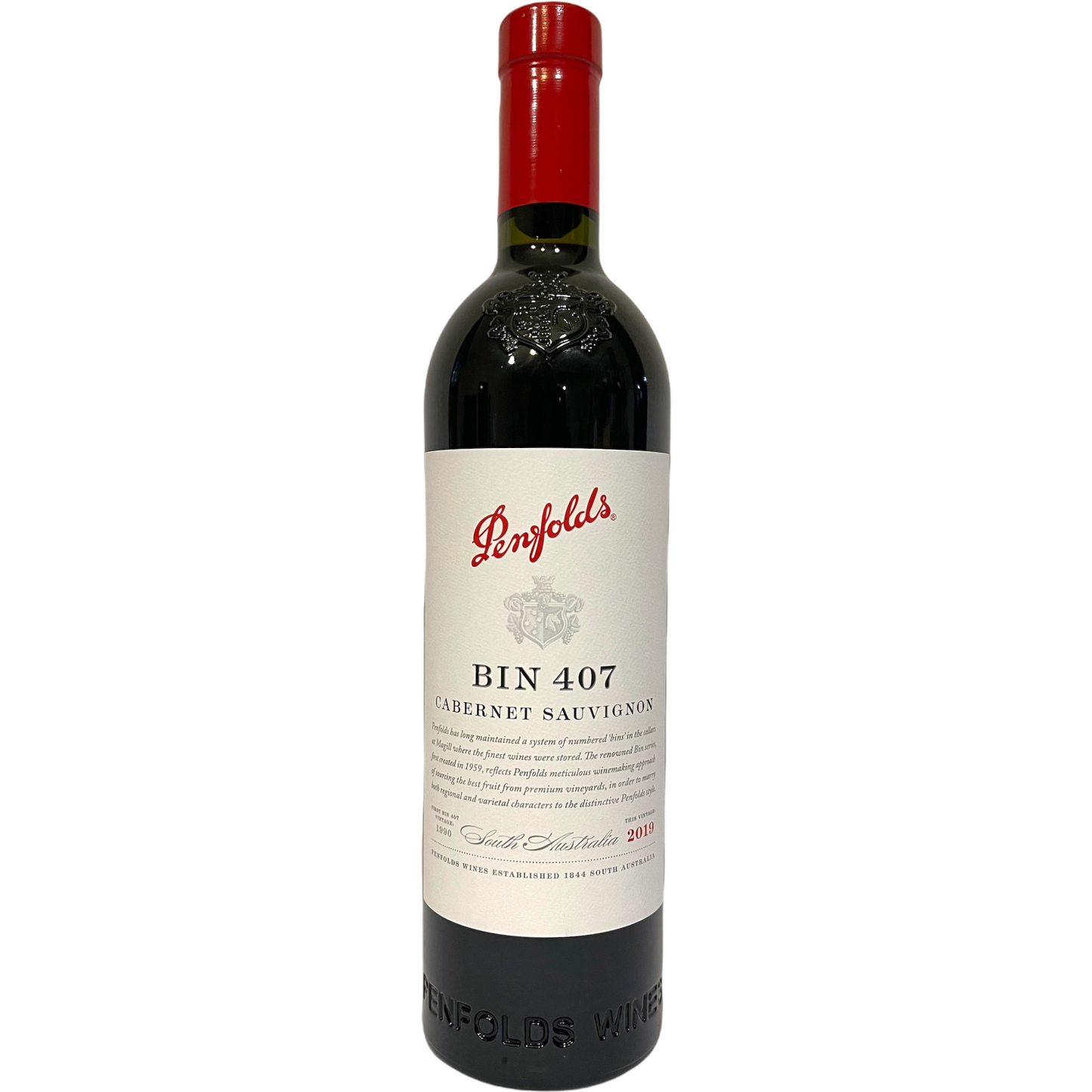 PENFOLDS BIN 407 CABERNET SAUVIGNON 2019